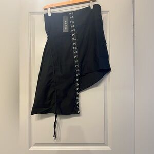 Motel Carlisia Asymmetrical Midi Skirt